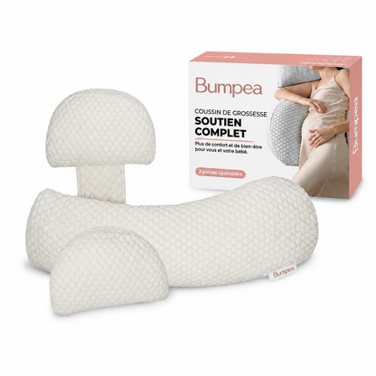 Coussin de grossesse intégral (3 pièces)