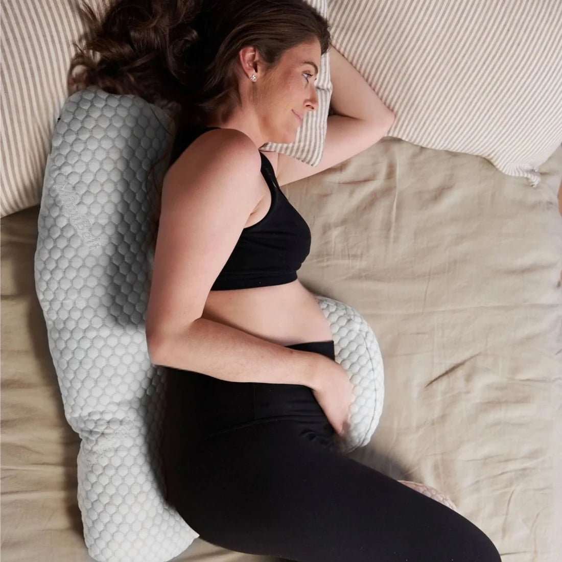 Coussin de grossesse intégral (3 pièces)